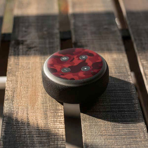 Red Street Camo Amazon Echo Dot Skin