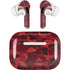 Red Street Camo AirPods Skins