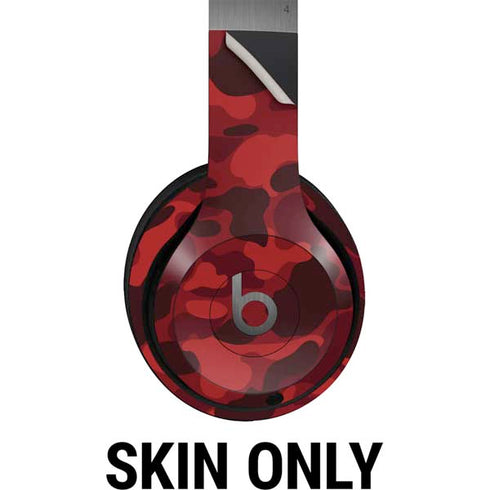 Red Street Camo Beats Solo 4 Wireless Headphones Skin