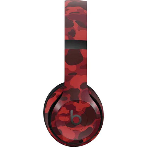 Red Street Camo Beats Studio Pro Wireless Headphones Skin