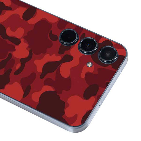Red Street Camo Galaxy A35 5G Skin