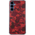 Red Street Camo Galaxy A55 5G Clear Case