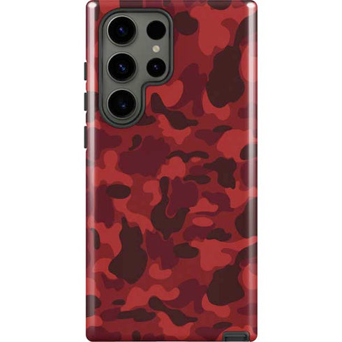 Red Street Camo Galaxy S23 Ultra Pro Case