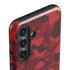 Red Street Camo Galaxy S25 Impact Case