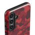 Red Street Camo Galaxy S25 Plus Impact Case