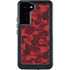 Red Street Camo Galaxy S24 Plus Waterproof Case