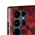 Red Street Camo Galaxy S25 Ultra Impact Case