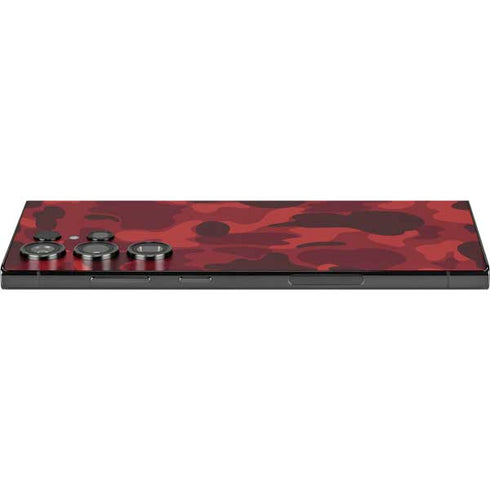 Red Street Camo Galaxy S25 Ultra Skin