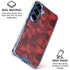 Red Street Camo Galaxy S25 FE Clear Case