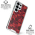 Red Street Camo Galaxy S25 Ultra Clear Case