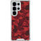 Red Street Camo Galaxy S26 Ultra Clear Case