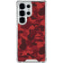 Red Street Camo Galaxy S26 Ultra Clear Case