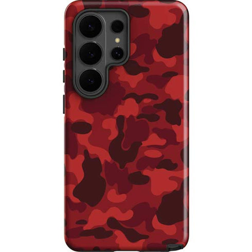 Red Street Camo Galaxy S26 Ultra Impact Case