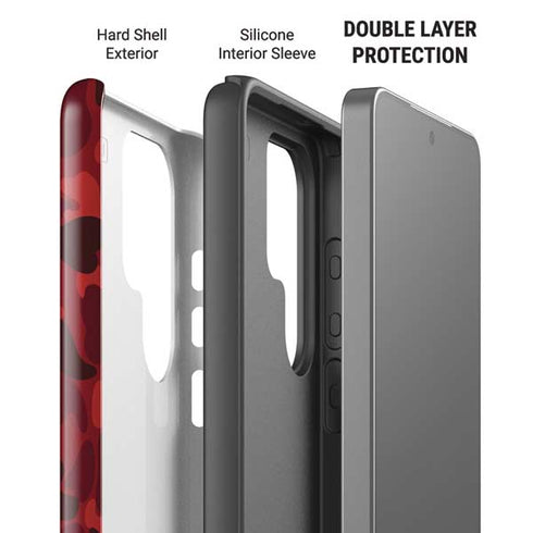 Red Street Camo Galaxy S26 Ultra Impact Case