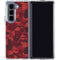 Red Street Camo Galaxy Z Fold5 5G Clear Case