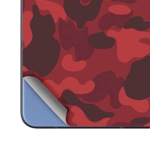 Red Street Camo Galaxy Z Fold5 5G Skin