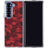 Red Street Camo Galaxy Z Fold6 Clear Case