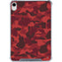 Red Street Camo iPad 11th Gen (2025) Clear Case
