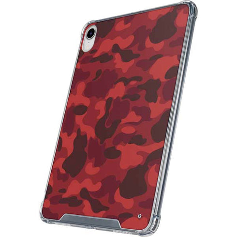 Red Street Camo iPad 11th Gen (2025) Clear Case