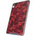 Red Street Camo iPad 11th Gen (2025) Clear Case