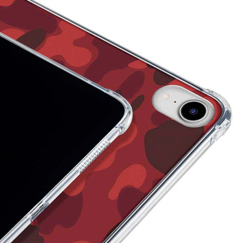 Red Street Camo iPad 11th Gen (2025) Clear Case