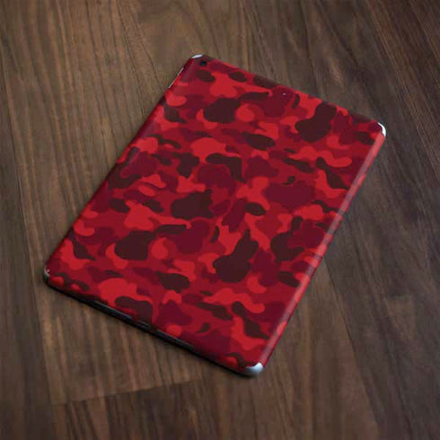 Red Street Camo Apple iPad Skin