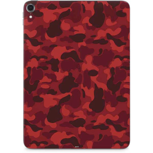 Red Street Camo Apple iPad Pro Skin