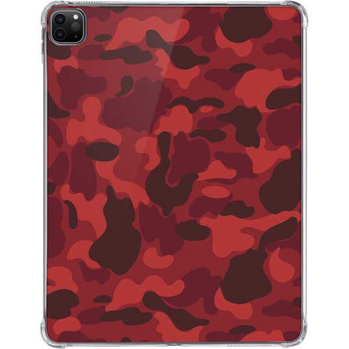 Red Street Camo iPad Pro 11in (2024) Clear Case