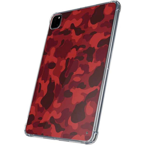 Red Street Camo iPad Pro 11in (2024) Clear Case