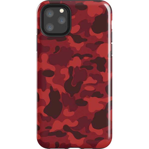 Red Street Camo iPhone Cases