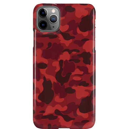 Red Street Camo iPhone Cases