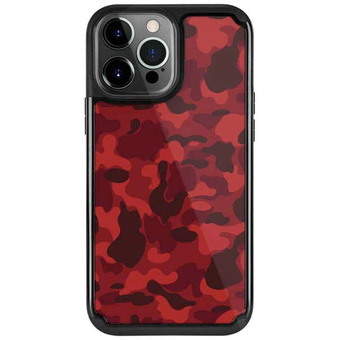 Red Street Camo iPhone Cases
