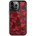 Red Street Camo iPhone Cases