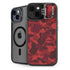 Red Street Camo iPhone 14 Kickstand Case