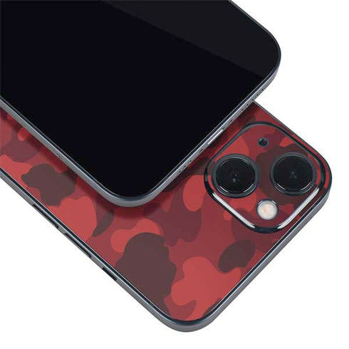 Red Street Camo iPhone Skins