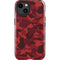Red Street Camo iPhone 15 Impact Case