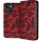 Red Street Camo iPhone 15 Plus Folio Case