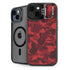 Red Street Camo iPhone 15 Plus Kickstand Case