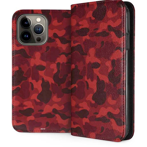 Red Street Camo iPhone Cases
