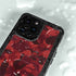 Red Street Camo iPhone 15 Pro Waterproof Case