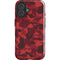 Red Street Camo iPhone 16 Impact Case