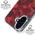Red Street Camo iPhone 16 MagSafe Case