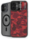 Red Street Camo iPhone 16 Plus Kickstand Case