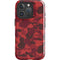Red Street Camo iPhone 16 Pro Impact Case