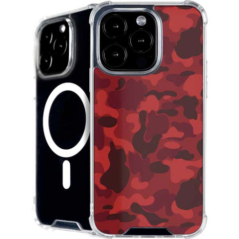 Red Street Camo iPhone 16 Pro Max MagSafe Case