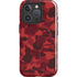 Red Street Camo iPhone 16 Pro Max Magsafe Impact Case