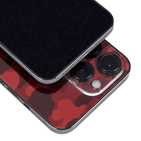 Red Street Camo iPhone 16 Pro Skin