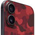 Red Street Camo iPhone 16 Skin