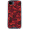 Red Street Camo iPhone 16e Clear Case