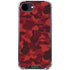 Red Street Camo iPhone 16e Clear Case